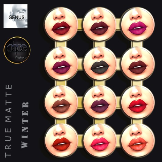 DOPE DESIGNS True Matte Lipstick [WINTER] For Genus Head Box 1