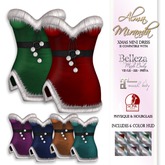 .: AlmaMiranda :. Christmas Dress with Belt + HUD