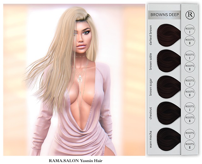 RAMA.SALON - Yasmin Hair 'BROWNS DEEP'
