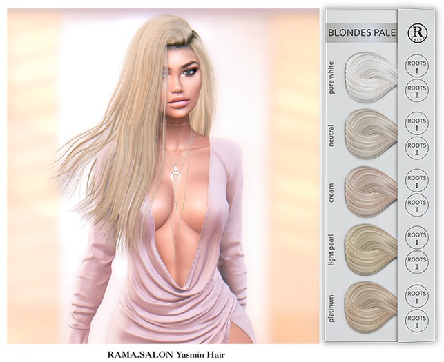 RAMA.SALON - Yasmin Hair 'BLONDES PALE'