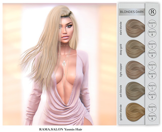 RAMA.SALON - Yasmin Hair 'BLONDES DARK'