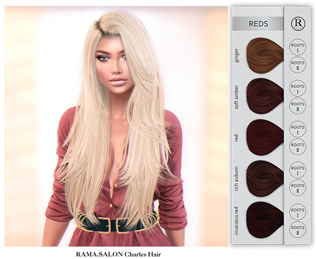 RAMA.SALON - Charles Hair 'REDS'