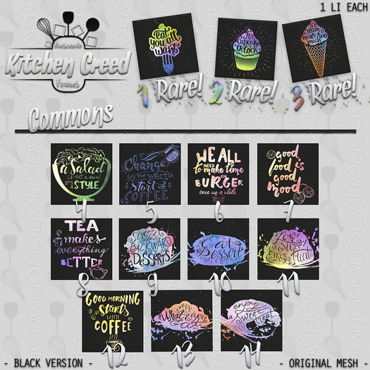 [Kres] Kitchen Creed Frames - 9 (b)