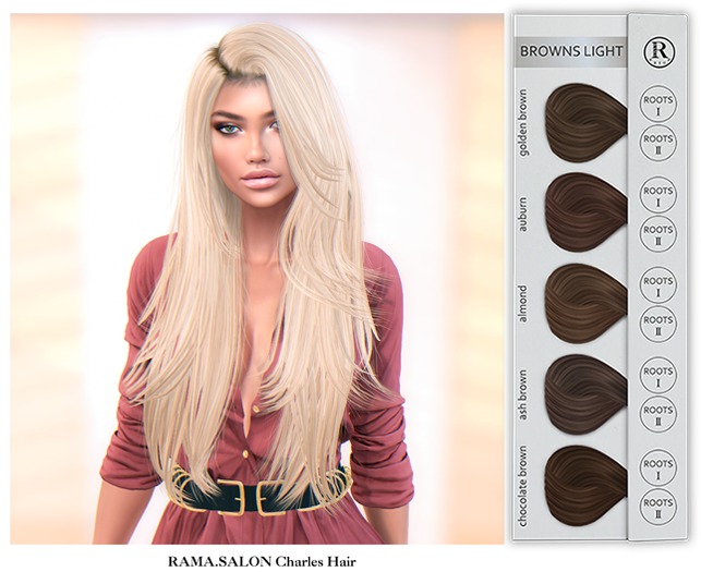 RAMA.SALON - Charles Hair 'BROWNS LIGHT'