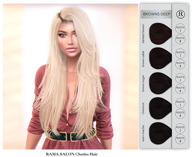 RAMA.SALON - Charles Hair 'BROWNS DEEP'