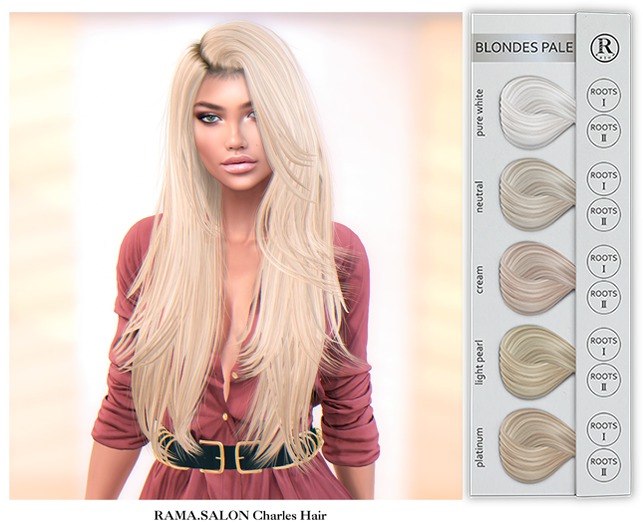 RAMA.SALON - Charles Hair 'BLONDES PALE'