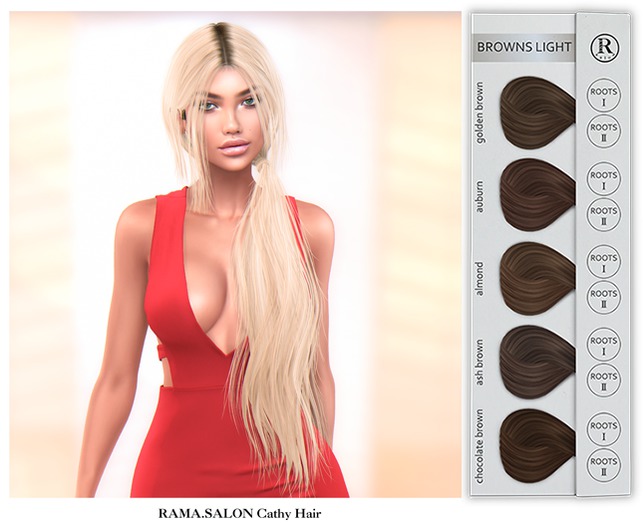 RAMA.SALON - Cathy Hair 'BROWNS LIGHT'