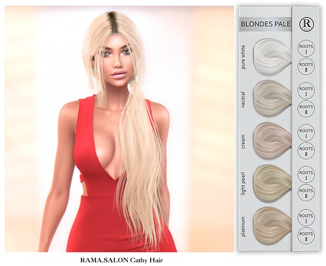 RAMA.SALON - Cathy Hair 'BLONDES PALE'