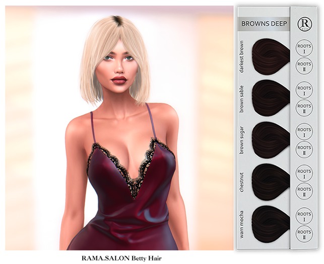 RAMA.SALON - Betty Hair 'BROWNS DEEP'