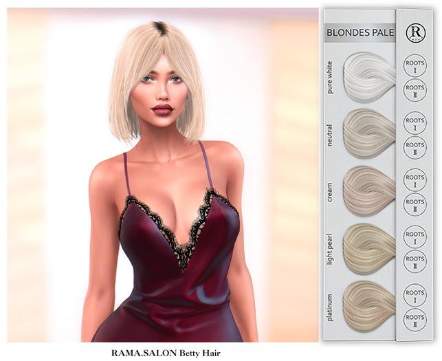RAMA.SALON - Betty Hair 'BLONDES PALE'