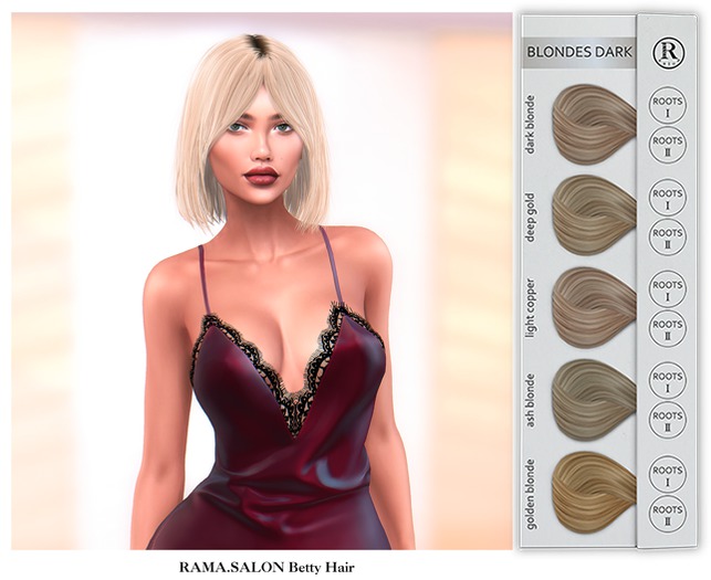 RAMA.SALON - Betty Hair 'BLONDES DARK'