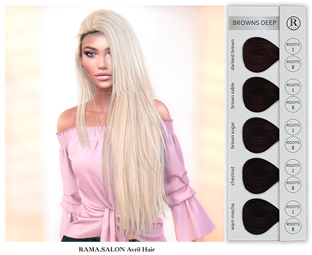 RAMA.SALON - Avril Hair 'BROWNS DEEP'