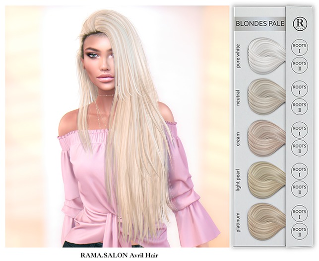 RAMA.SALON - Avril Hair 'BLONDES PALE'