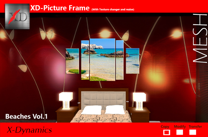 XD-Picture Frame Beachs Vol2 Boxed