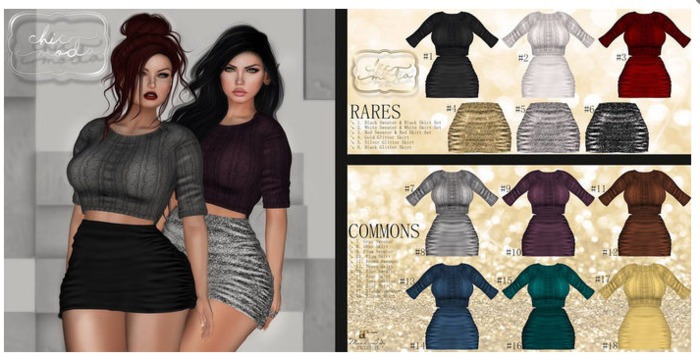8. ChicModa / COMMON / Posh Skirt / GRAY (Maitreya )