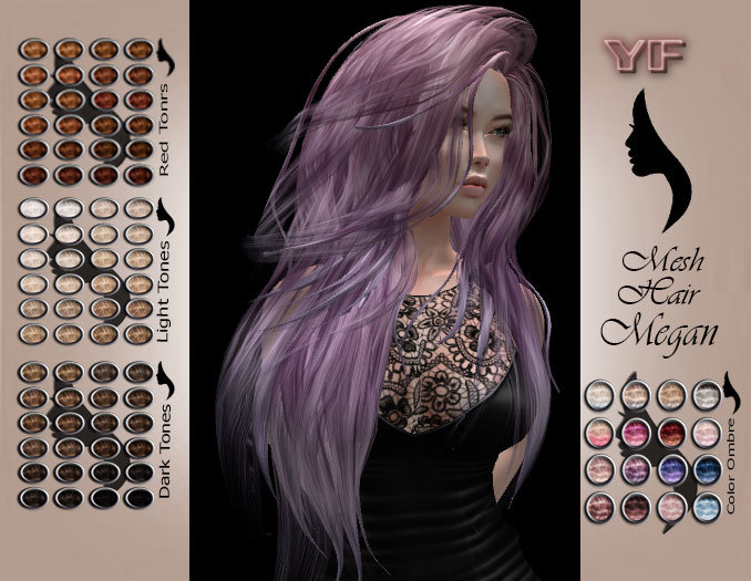 YF-88Colors-Mesh Hair ^Megan^