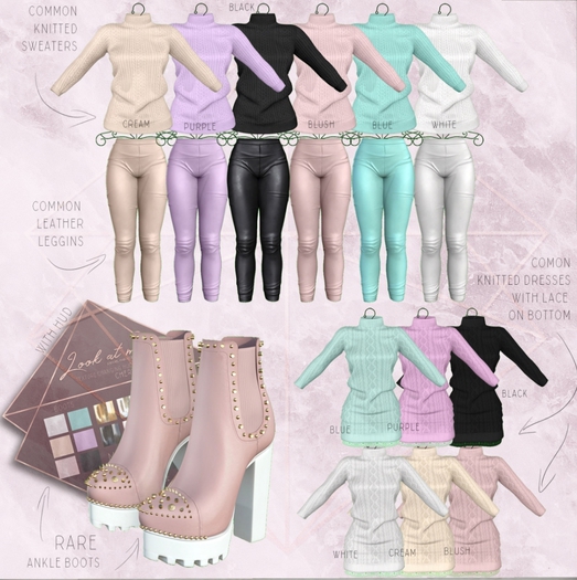 Look At Me. Cheryl : Leggins - Blue COMMON