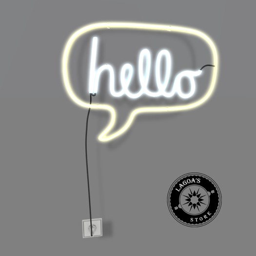 Little things hello neon blue (BOXED)