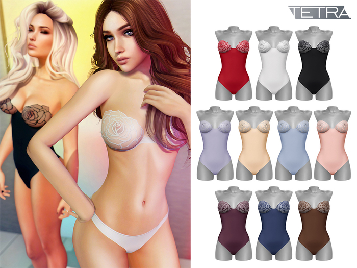 TETRA - Roses Bodysuit (Fatpack)