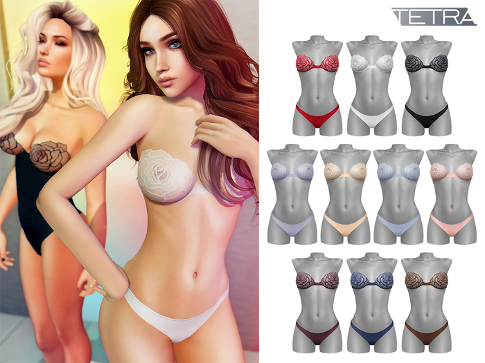 TETRA - Roses Lingerie (Fatpack)
