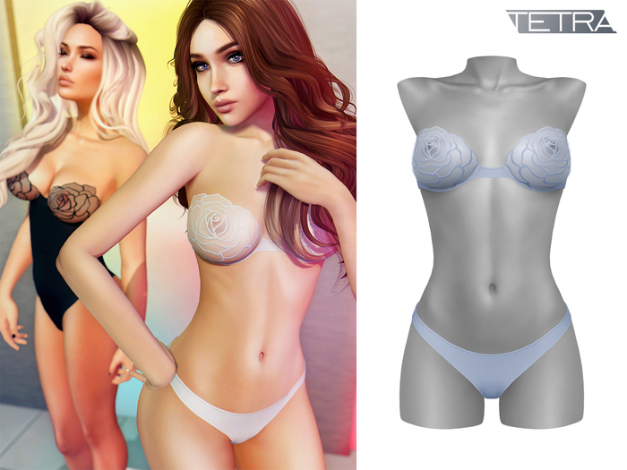 TETRA - Roses Lingerie (Sky)