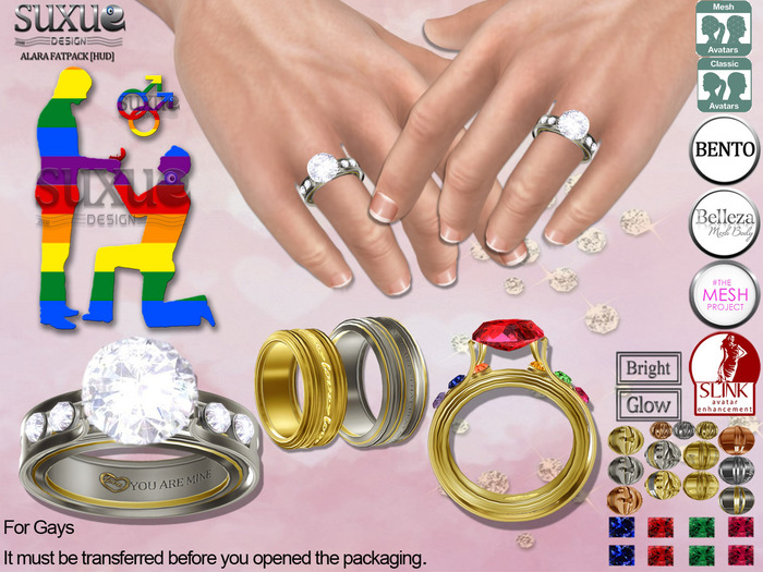 Wedding Ring Bento Classic 2 Gay