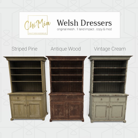 ChiMia:: Welsh Dressers FAT PACK