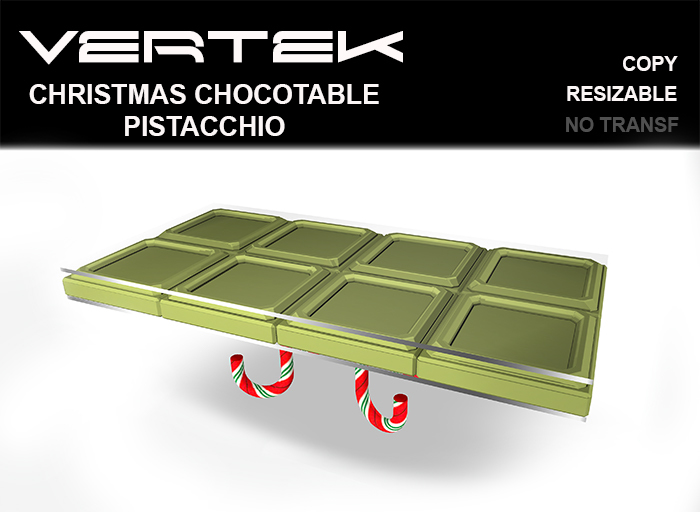 VERTEK - Christmas Chocotable (Pistacchio) UNPACKER