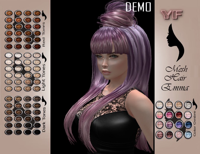 YF-88Colors-Mesh Hair ^Emma^DEMO