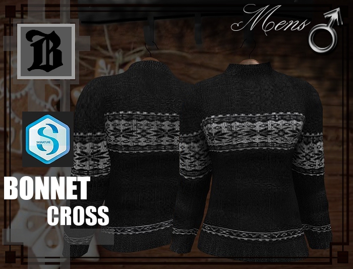 Mens Roll Neck Sweater - 01 Signature