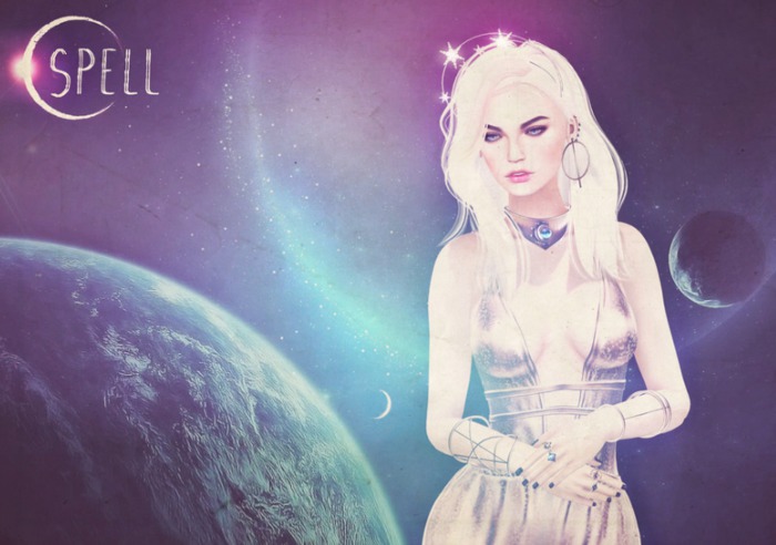 SPELL :  GALACTICA : Ariel Earring