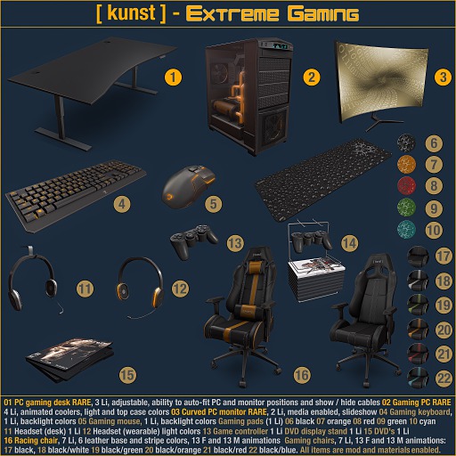 .06 [ kunst ] - Gaming pad / black