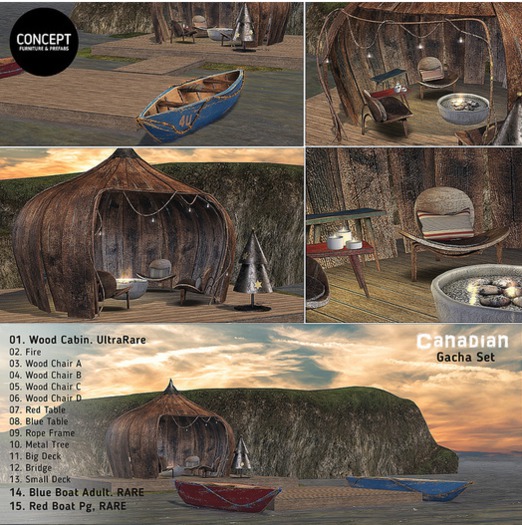 Concept} *15. Canadian. Red Boat. PG. RARE