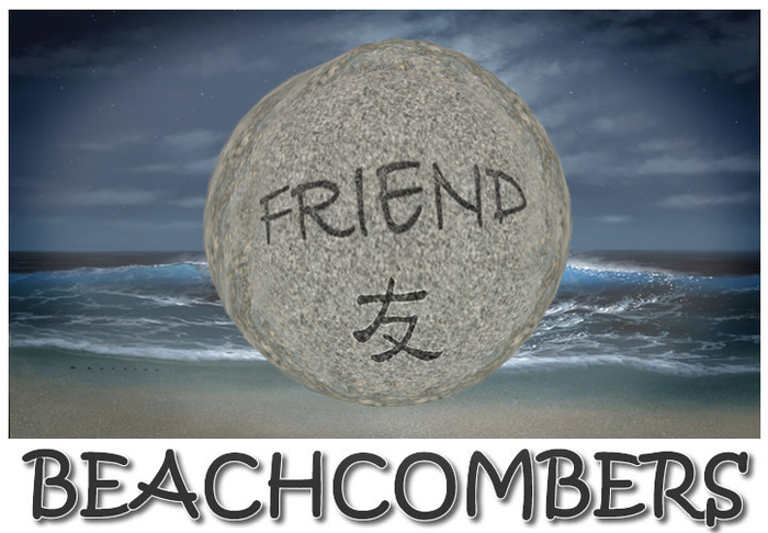 Beachcombers Pathway Stone - Black - Friend
