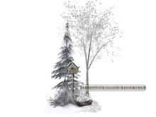 (TB) Winter Birdhouse (c/m)