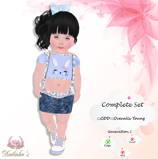 :::::CDD Overalls   _Young_TODDLER_  BOXED_