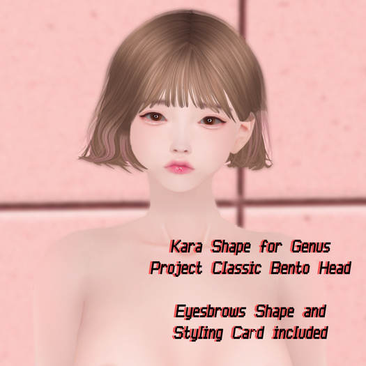 [done] - Kara Shape - Genus Project Classic Bento Head
