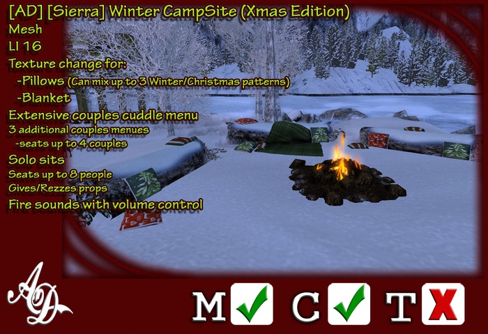 [AD] [Sierra] Winter CampSite (Xmas Edition)