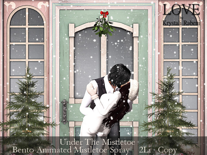 LOVE - UNDER THE MISTLETOE - SPRAY - ADD ME