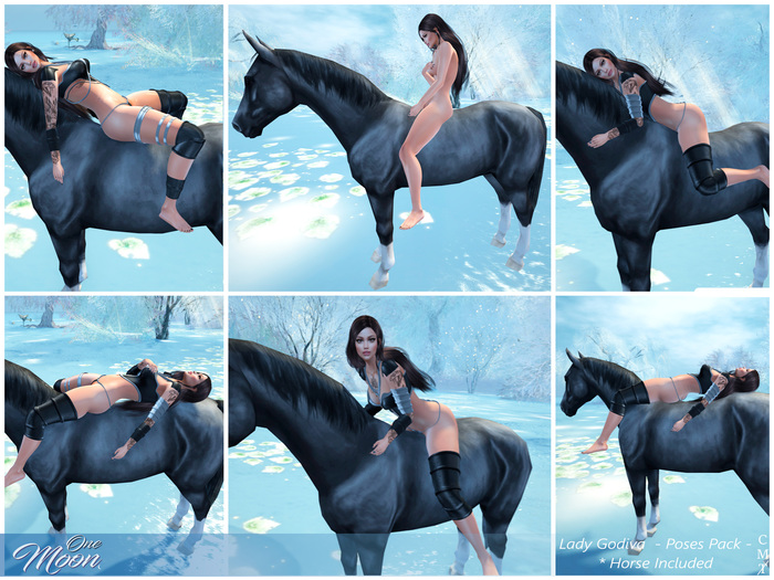 .::One Moon::. Lady Godiva - Poses Pack