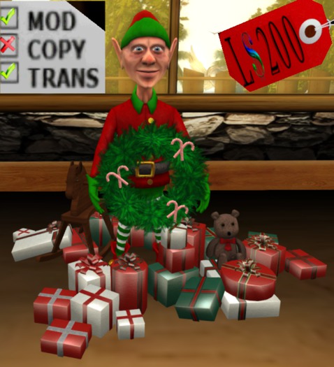 Christmas Gift Elf Red