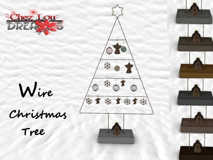 *CL*HUD*WEAR & UNPACK*Wire Christmas Tree