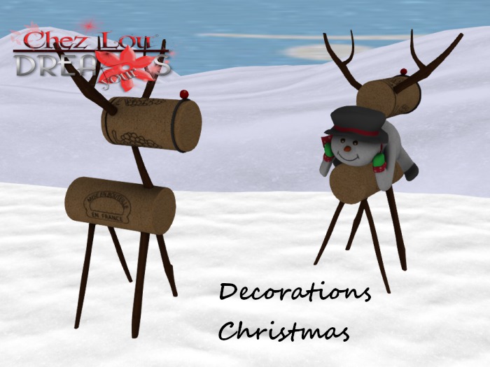 *CL*HUD*WEAR & UNPACK*Deer tube (& Snowman or not) 100% mesh