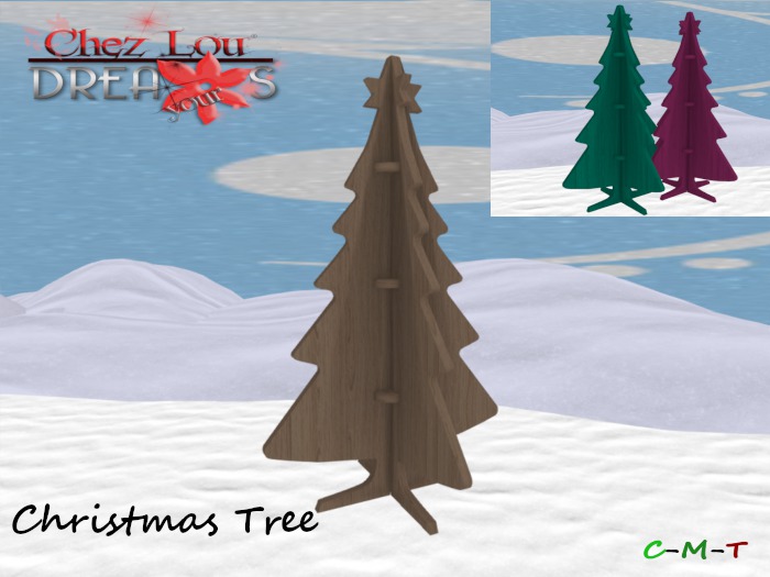 *CL*HUD*WEAR & UNPACK*Christmas tree2  100% mesh