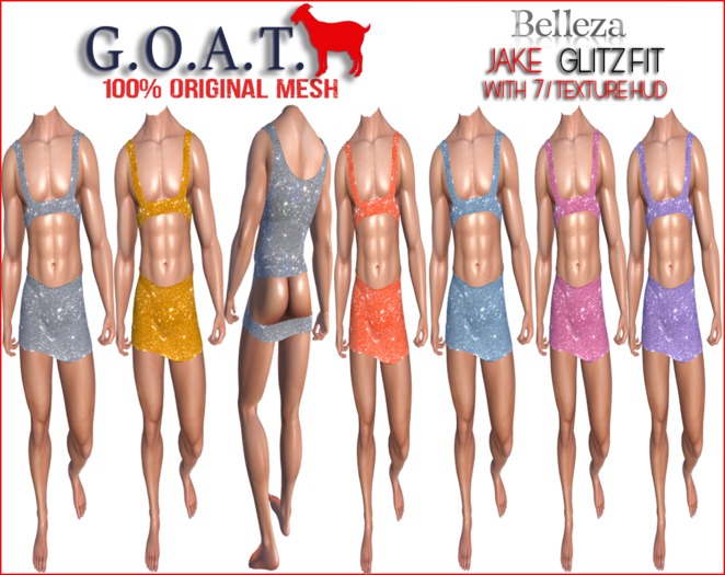 G.O.A.T. BELLEZA JAKE GLITZ FIT 7'/TEXTURE HUD