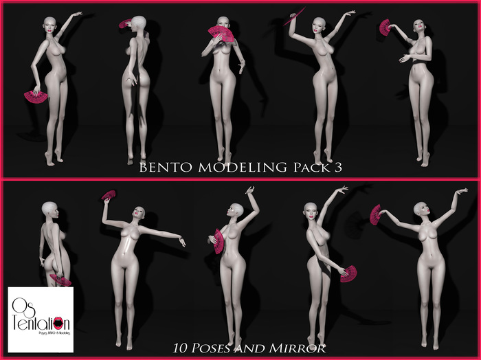* OsTentatioN * FATPACK Poses BENTO - Pack 3