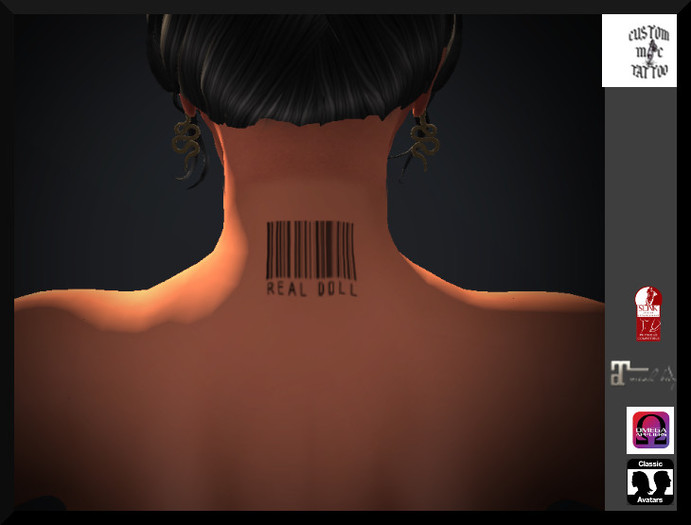 D18 real doll Custom M&C tattoo