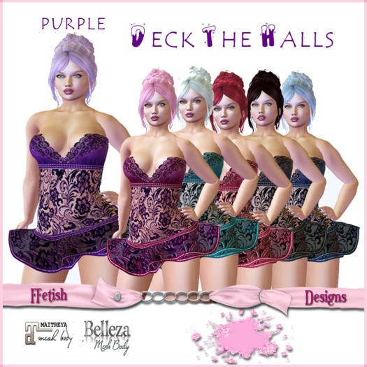 DECK THE HALLS-(Maitreya,Belleza)PURPLE