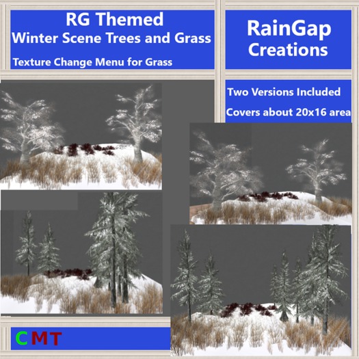 RG THEMED WINTER TREES AND GRASS