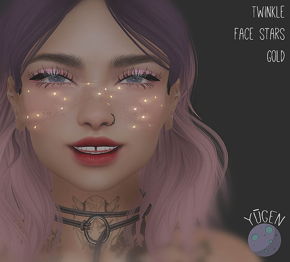 Yūgen.// face stars gold